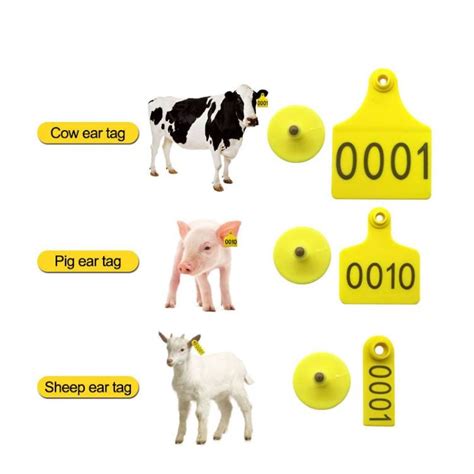 rfid animal tags price|animal identification ear tags.